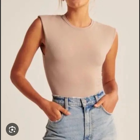 Abercrombie & Fitch Tops - Abercrombie nude body suit